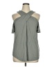 Torrid Gray Green Sleeveless Blouse Size 1X Plus (1) - photo 1