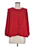 Octavia 100% Polyester Red 3/4 Sleeve Blouse Size M - photo 1