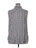 Worthington Black Sleeveless Button-Down Shirt Size XXL - photo 2