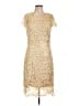 Assorted Brands Tan Gold Cocktail Dress Size 10 - photo 1
