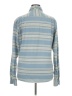 Sperry Top Sider Stripes Blue Long Sleeve Blouse Size XL - photo 2
