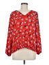 Ann Taylor Red Long Sleeve Blouse Size M - photo 1