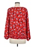 Ann Taylor Red Long Sleeve Blouse Size M - photo 2