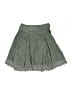 George 100% Polyester Solid Green Gray Skirt Size 4 - 5 - photo 1
