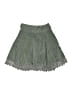 George 100% Polyester Solid Green Gray Skirt Size 4 - 5 - photo 2
