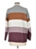 SO Color Block Burgundy Pullover Sweater Size L - photo 2
