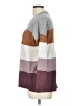 SO Color Block Burgundy Pullover Sweater Size L - photo 5