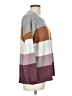SO Color Block Burgundy Pullover Sweater Size L - photo 4