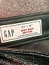 Gap 100% Polyester Metallic Black Casual Pants Size 4 (tall) - photo 6