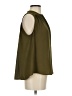 Lucky Brand 100% Polyester Green Sleeveless Blouse Size XS - photo 4