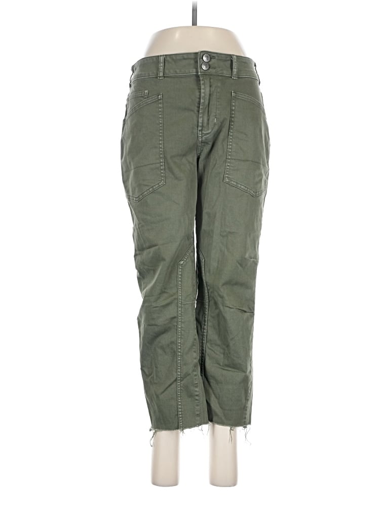 Pre-owned Pilcro Cargo Pants In Green