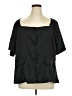 Shein Curve Black Short Sleeve Blouse Size 18 Plus (3) - photo 1