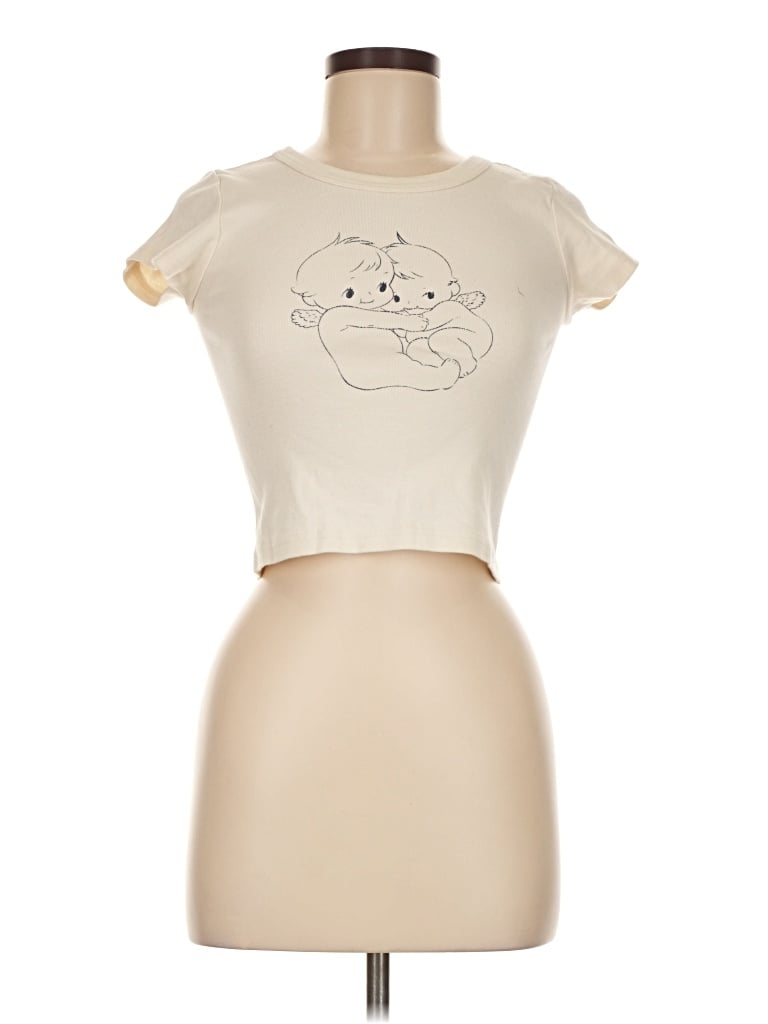 Pre-owned John Galt Short Sleeve T-shirt In White