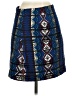 J.Crew Graphic Blue Casual Skirt Size 4 - photo 2