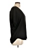 Lush 100% Polyester Black Short Sleeve Blouse Size L - photo 4