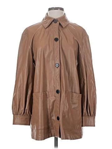Zara Faux Leather Jacket (view 1)