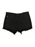 7 For All Mankind Black Denim Shorts Size 26 waist - photo 1