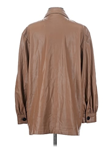 Zara Faux Leather Jacket (view 2)