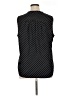 Vince Camuto 100% Polyester Polka Dots Black Sleeveless Blouse Size XL - photo 2
