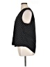 Vince Camuto 100% Polyester Polka Dots Black Sleeveless Blouse Size XL - photo 5