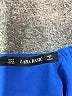 Zara Basic Blue Short Sleeve Blouse Size M - photo 7
