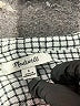 Madewell Houndstooth Gray Long Sleeve Blouse Size S - photo 7