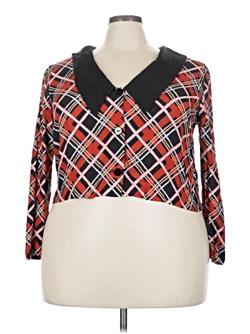 Rixo London 3/4 Sleeve Button-Down Shirt (view 1)