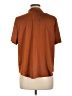 Worthington 100% Polyester Brown Short Sleeve Blouse Size L - photo 2
