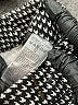 Unbranded Houndstooth Black Casual Pants Size 2 - photo 4