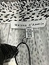 Maison d' Amelie Animal Print Silver Long Sleeve Blouse Size XS - photo 7