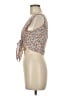 Shein Tan Pink Sleeveless Blouse Size 6 - photo 5