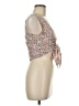 Shein Tan Pink Sleeveless Blouse Size 6 - photo 4