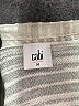 CAbi Color Block Stripes Gray Kimono Size M - photo 7