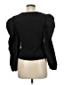 Lea & Viola Black Long Sleeve Top Size M - photo 2