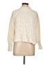 Olive and Oak 100% Polyester Ivory Turtleneck Sweater Size L - photo 1