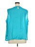Peter Nygard 100% Polyester Teal Sleeveless Blouse Size 22 - photo 2