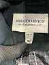 Bridgehampton Isaac Mizrahi Live! 100% Polyester Argyle Black Coat Size XL - photo 6