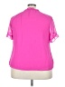 CeCe 100% Polyester Pink Short Sleeve Blouse Size 3X - photo 2