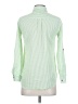 Duffield Lane Stripes Green Long Sleeve Blouse Size XS - photo 2