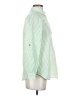Duffield Lane Stripes Green Long Sleeve Blouse Size XS - photo 4