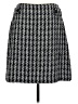 Ann Taylor Houndstooth Gray Black Casual Skirt Size 10 - photo 1