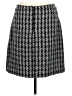Ann Taylor Houndstooth Gray Black Casual Skirt Size 10 - photo 2