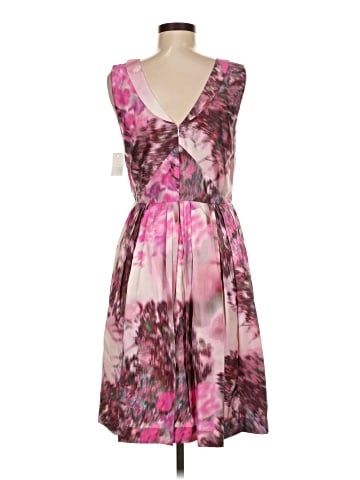 Pink Tartan Cocktail Dress (view 2)