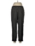 Chaps 100% Viscose Polka Dots Black Casual Pants Size M - photo 2