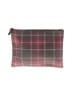 Unbranded Plaid Burgundy Clutch One size - photo 1