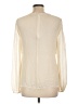 St. John 100% Silk Ivory Long Sleeve Silk Top Size 12 - photo 2