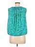 Audrey Talbott 100% Polyester Teal Sleeveless Blouse Size M - photo 2