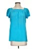 Assorted Brands Teal Short Sleeve Blouse Size 0 - photo 1