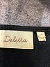 Deletta 100% Rayon Black 3/4 Sleeve Blouse Size M - photo 7