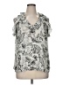 Emma & Olivia 100% Polyester Gray Sleeveless Blouse Size XL - photo 1